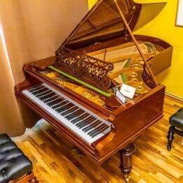 C. Bechstein IV Salonflügel Mod. 220cm Bj 1900 Nussbaum handpoliert - Neuwertig Musism.com Flügel & Konzertflügel Bechstein Steinway Bösendorfer Bechstein Klaviergalerie (36 of 163) Wien Österreich