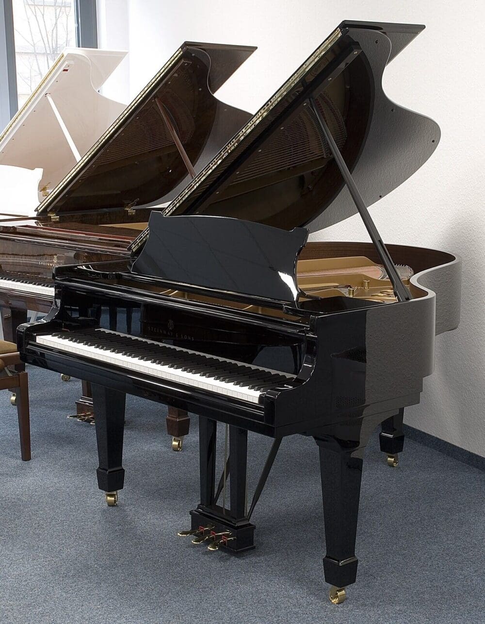 Gebrauchter Steinway & Sons Flügel M-170, Baujahr 1948, mit 3 Pedalen