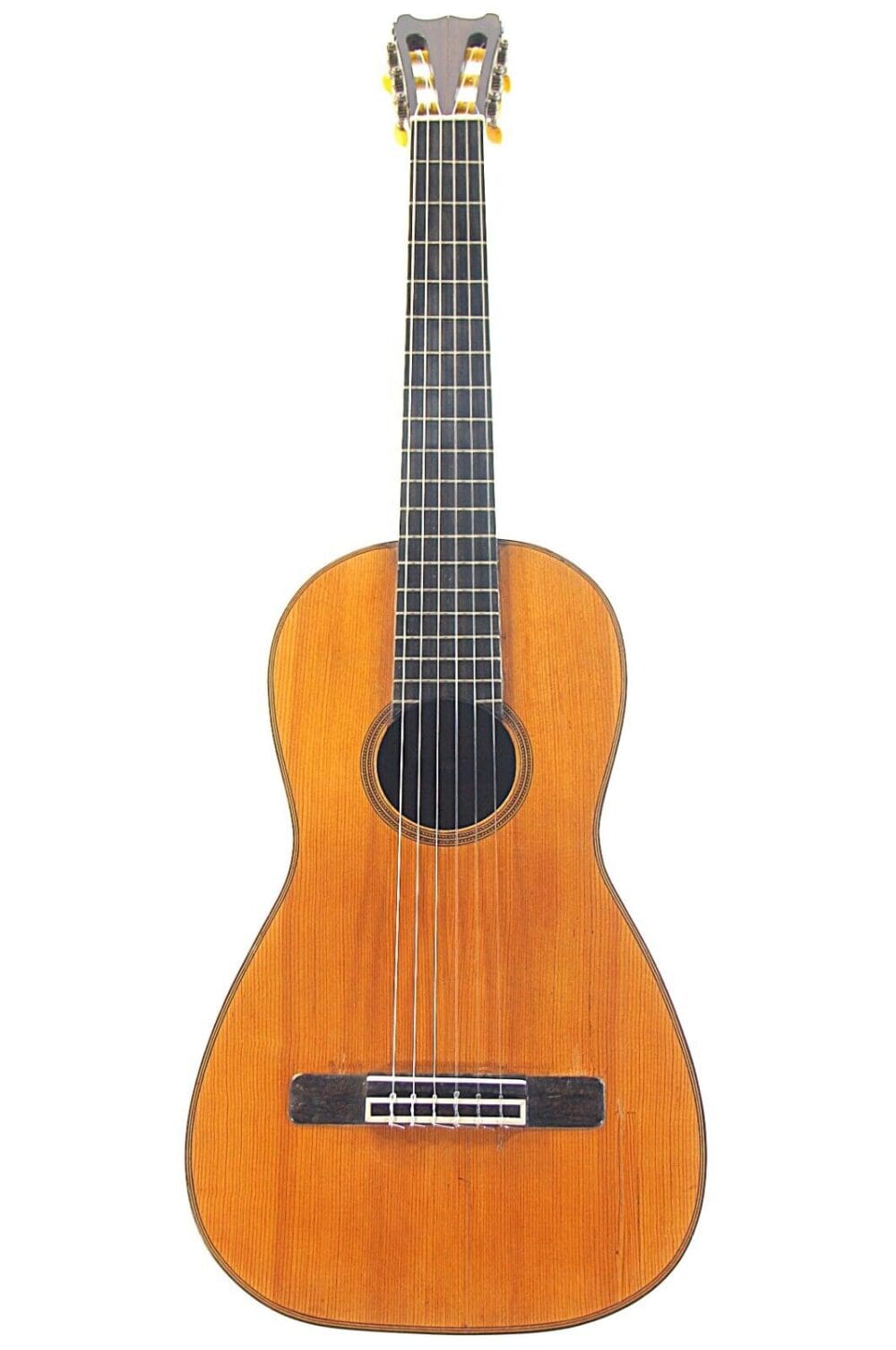 Juan Pages 1813 Romantikgitarre - Pre Antonio de Torres (Fächerbeleistung) + Video