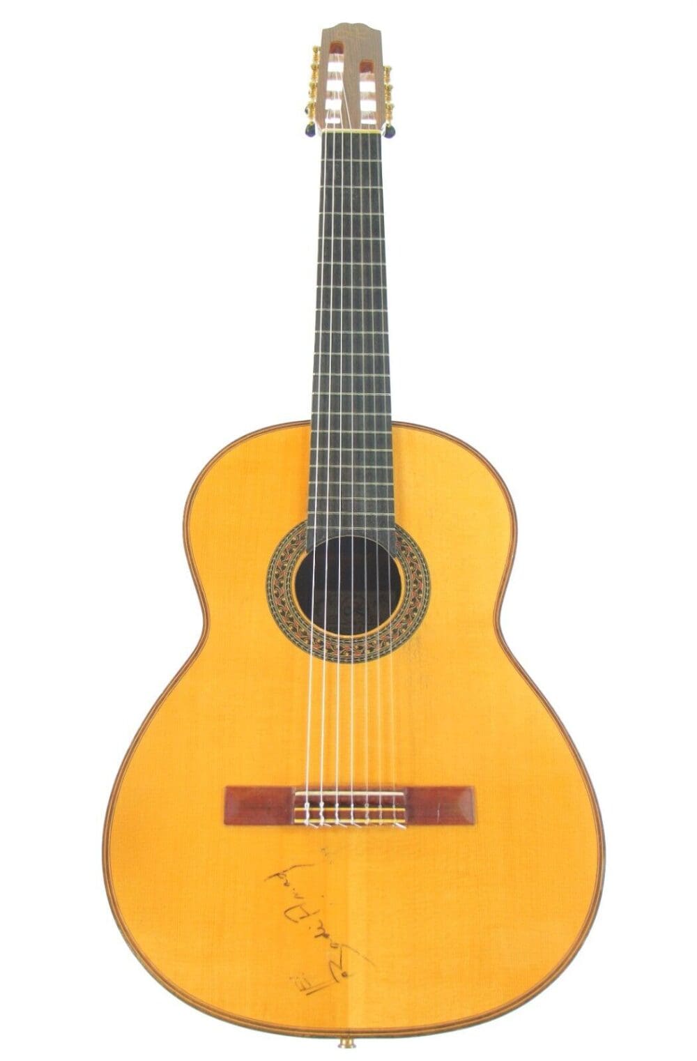 Samuel Carvalho 7-saitige Meister-Klassikgitarre mit Badi Assad Signatur