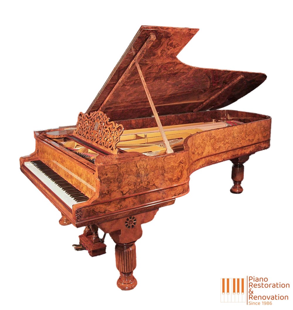 Überholtes Steinway & Sons Model D Flügel 1881 restauriert