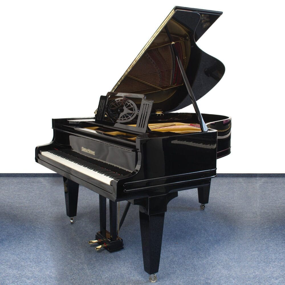 Grotrian Steinweg Flügel, Modell 'VI', Schwarz Hochglanz, Baujahr 1916, gebraucht