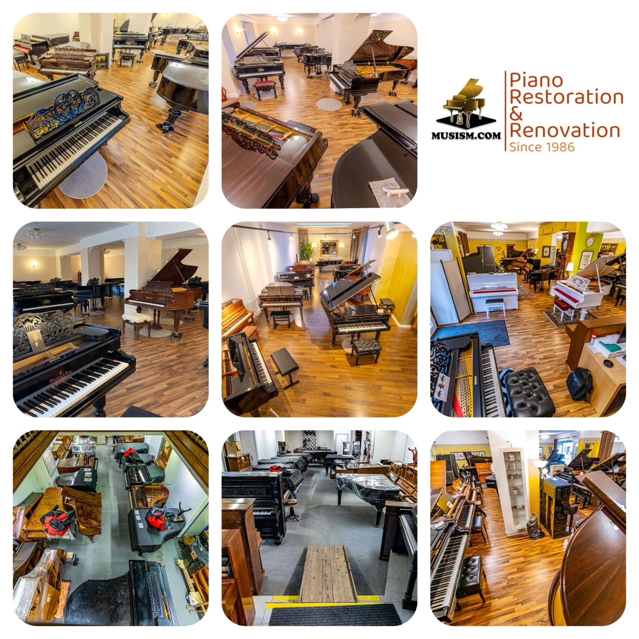 UNSERE AUSSTELLUNGSRÄUME UND WERKSTÄTTEN